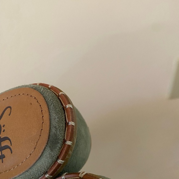 Söfft Women's Crystal Slide Sandal Green Suede Leather Women's Sandals Size 7.5 - Picture 11 of 13